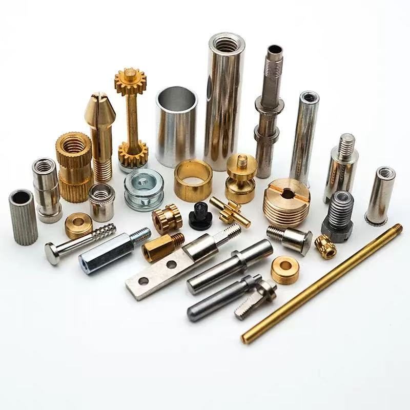 Custom brass CNC machined radial turbine impeller with angled cooling vanes for OEM programs