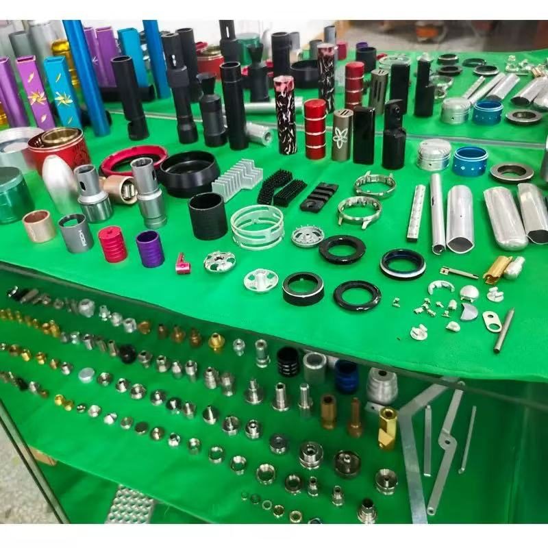 Mixed red-metal precision turned parts collection