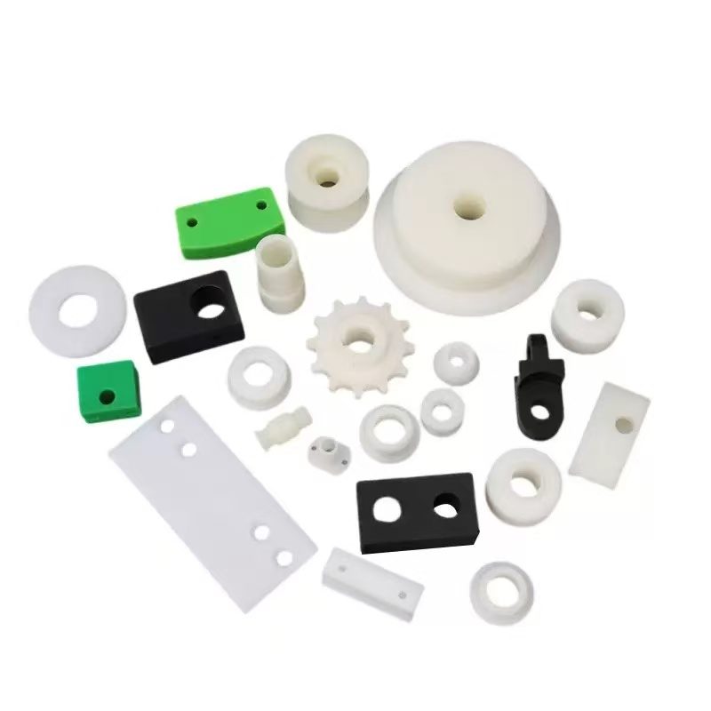 Nylon (PA) CNC machined plastic parts — tough, wear-resistant turned and milled components