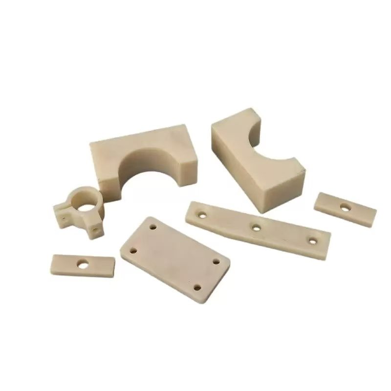 POM (Delrin / Acetal) CNC machined flange hub — low-friction plastic turned component